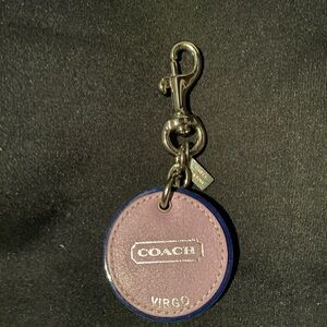 Coach Virgo Charm Keychain Purse Lunchbox Bling